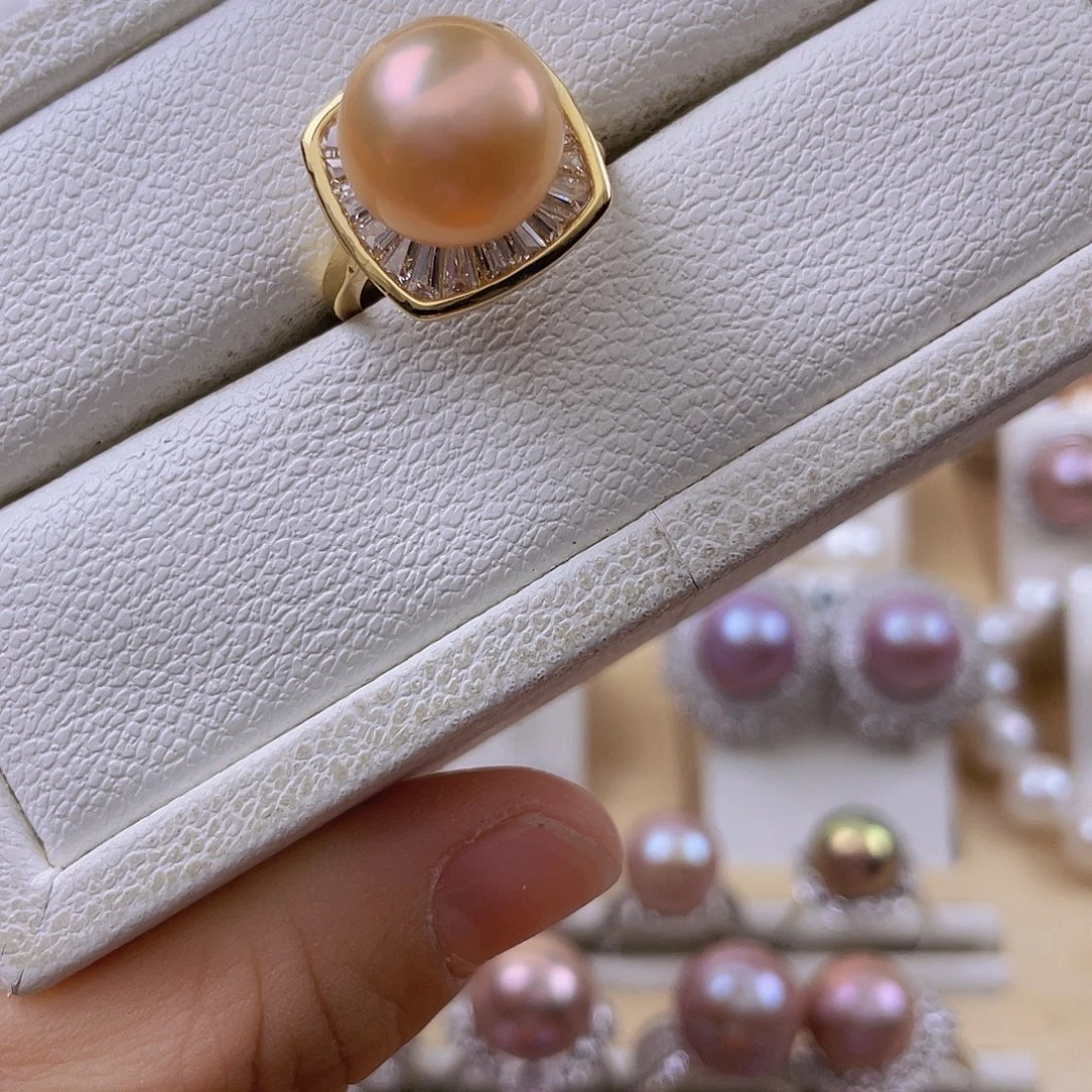 未镶嵌淡水珍珠戒指