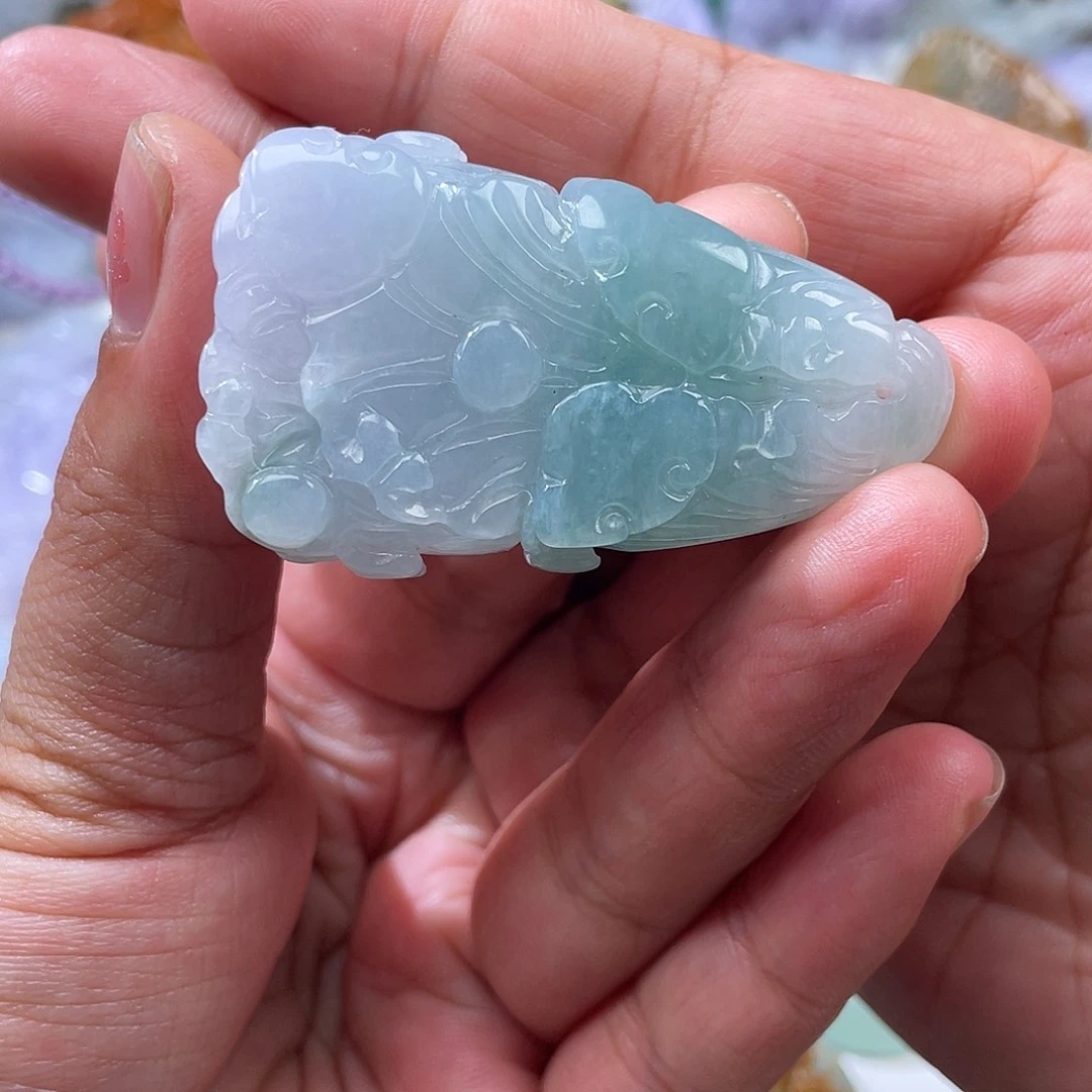 翡翠未镶嵌颈饰翡玉缘翡翠