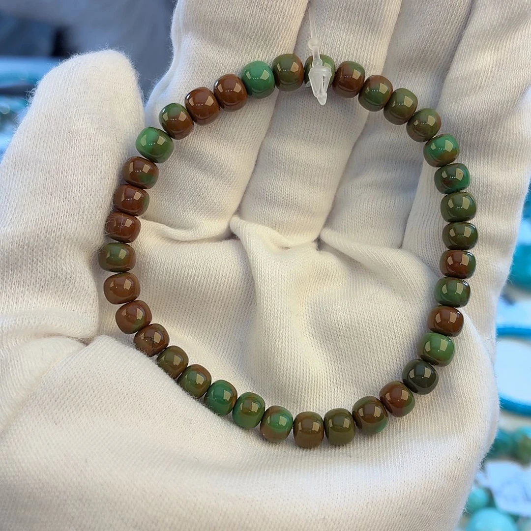 绿松石未镶嵌挂件6.2mm