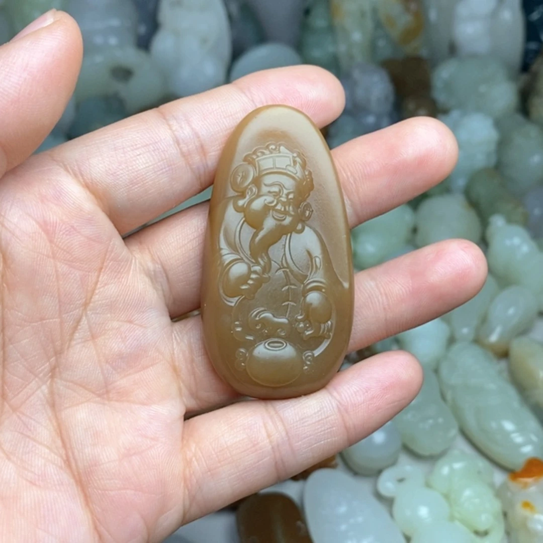 【闪购商品】未镶嵌和田玉挂件小***o