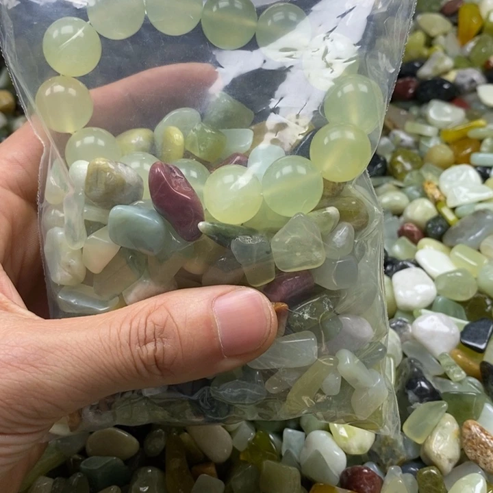 蛇纹石玉未镶嵌鱼缸石