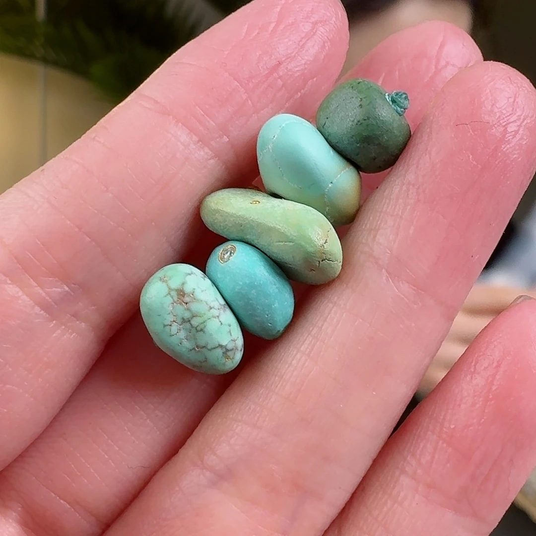 绿松石珠宝奇石未镶嵌