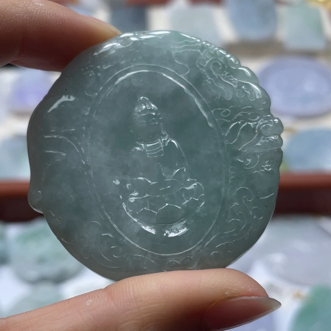 翡翠未镶嵌颈饰翡翠18