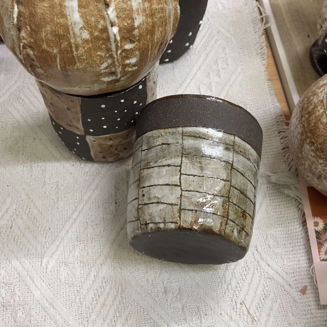 陶瓷椿**院手捏复古咖啡杯