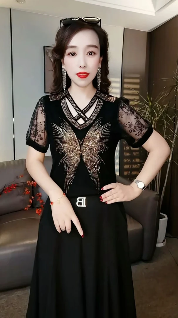 夏季洋气T恤百搭显瘦短袖气质小衫