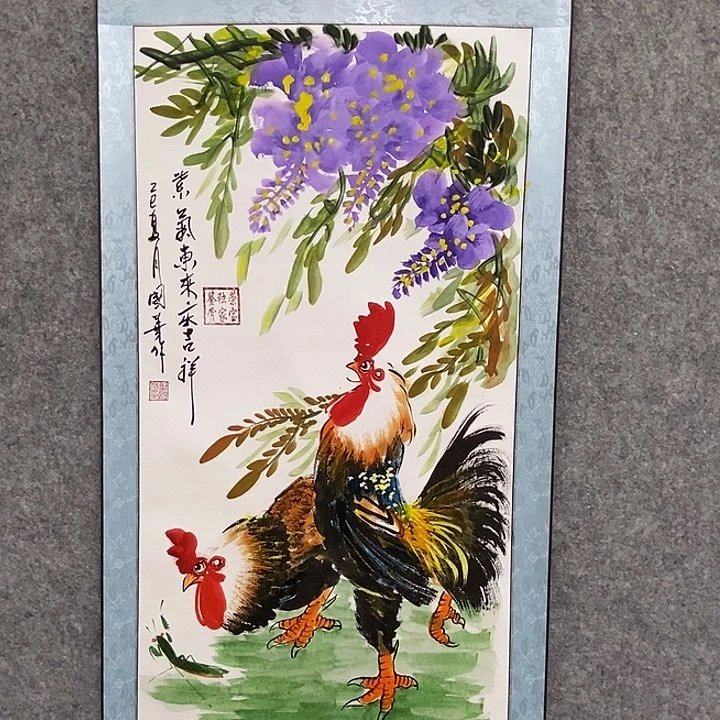 国画刘国华手绘作品1111