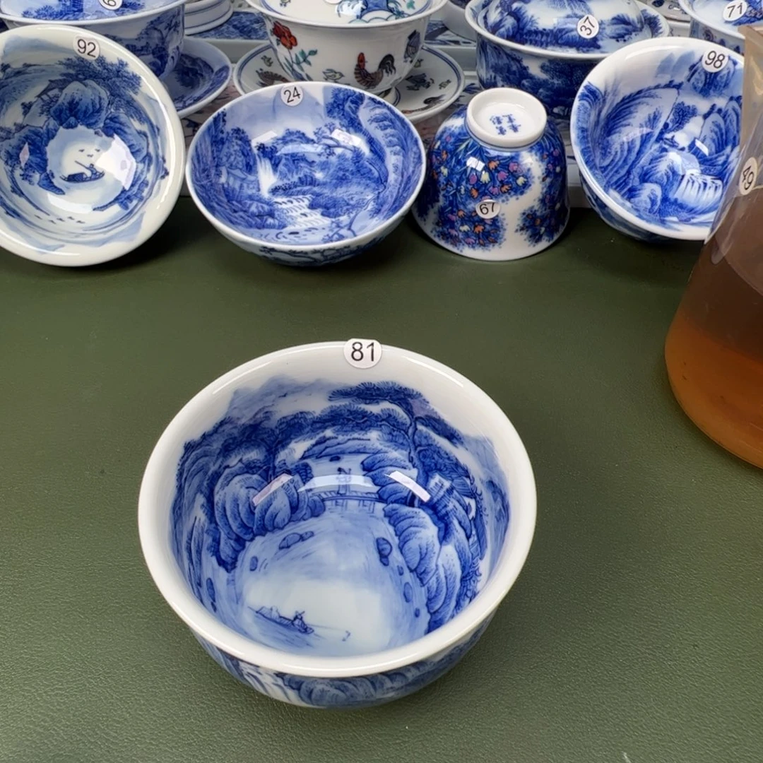 景德镇纯手工纯手绘茶具木木81