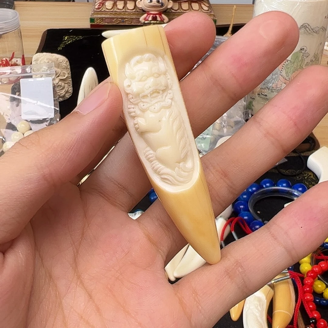 天然猛犸象牙雕刻品