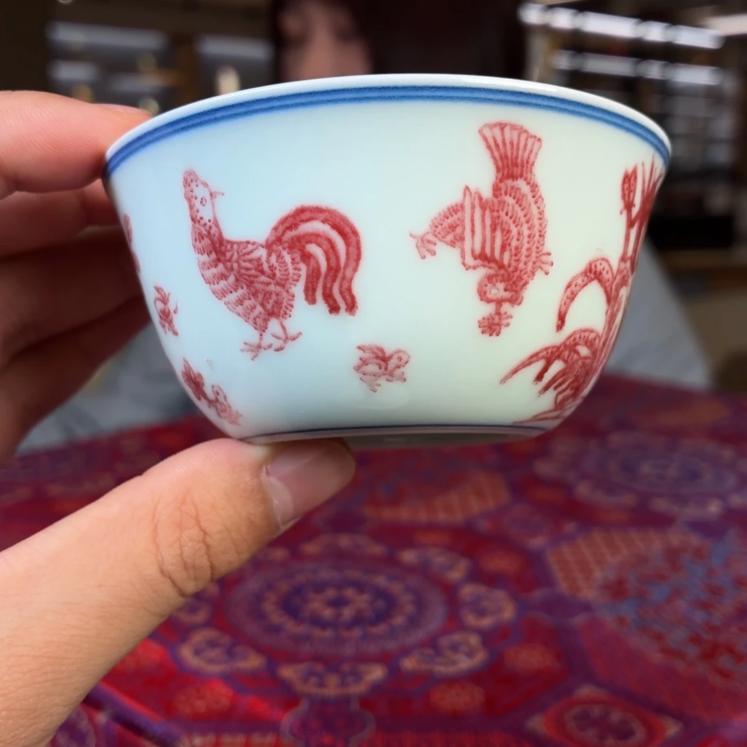 瓷杯子瓷姑娘景德镇陶瓷艺术