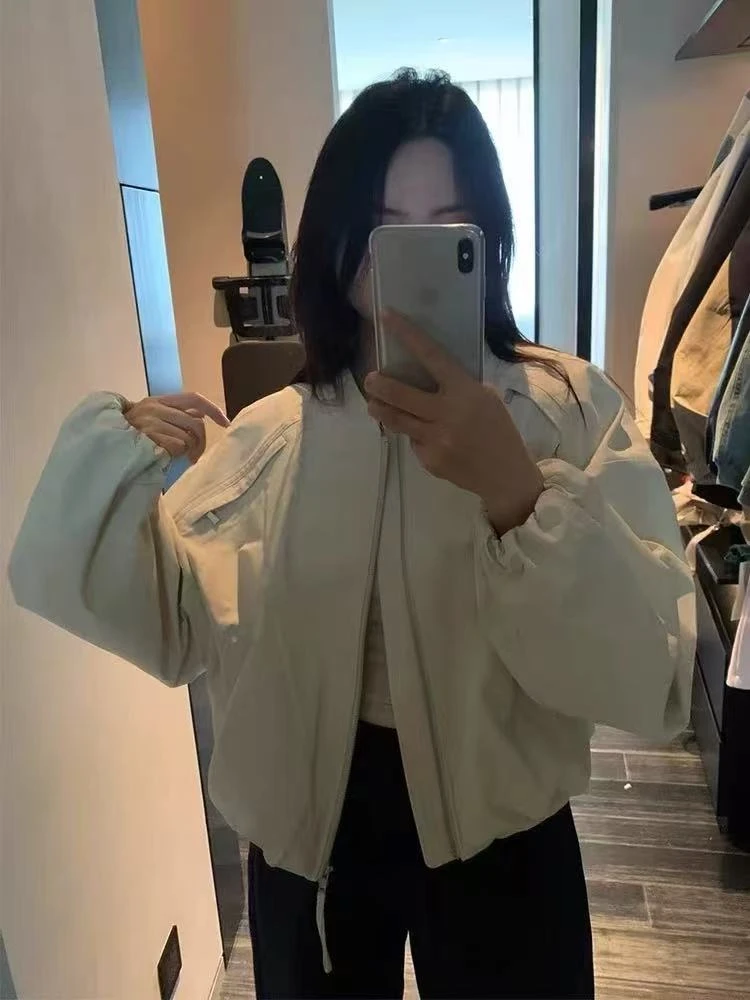 滨莉家【李允珍外套】女棒球服2025春装