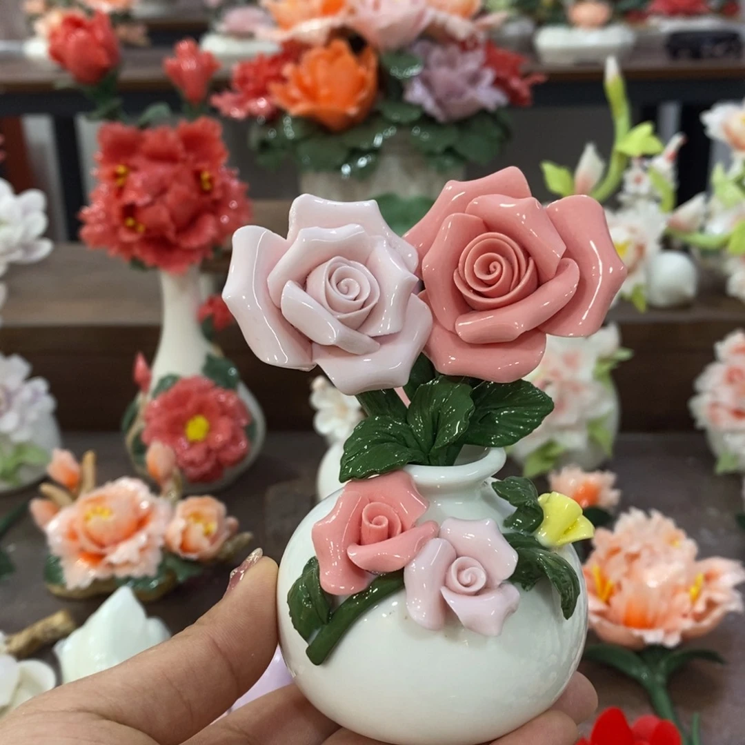 瓷片陶瓷工艺品摆件