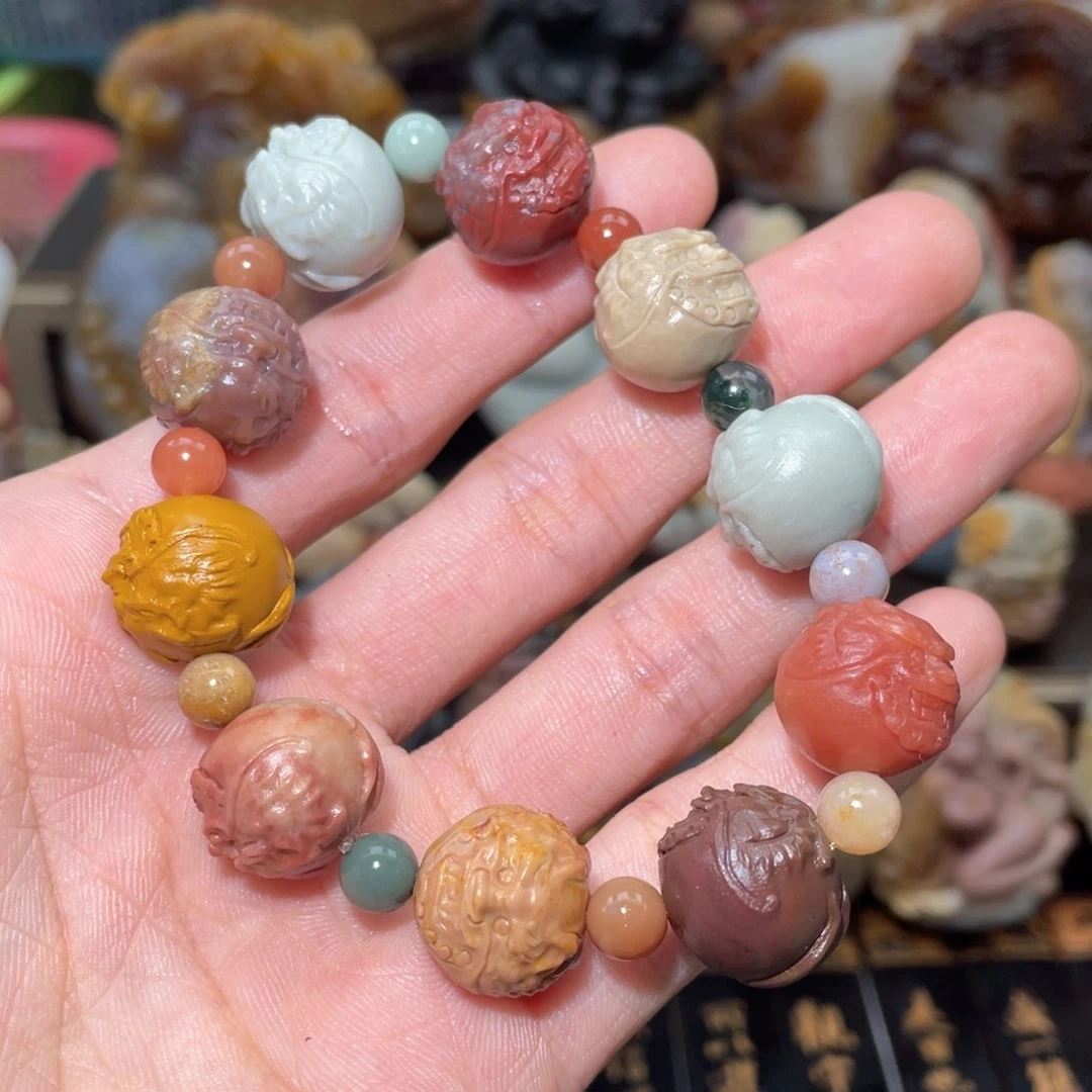 石英质玉未镶嵌手串