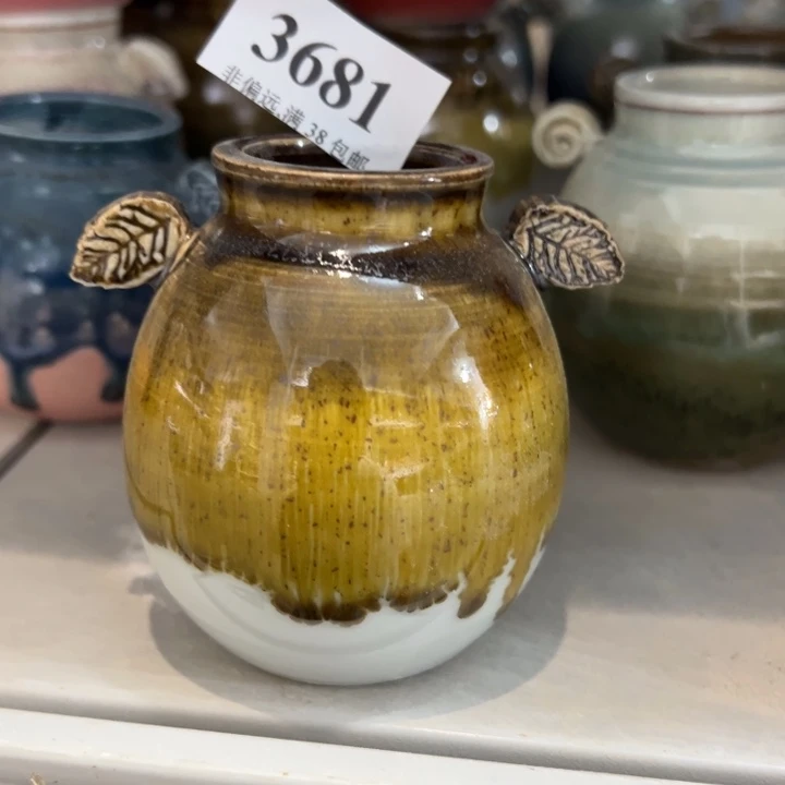 活动价30包邮景德镇手工花盆