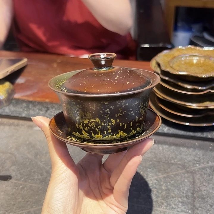 龙泉云间青瓷小米茶器