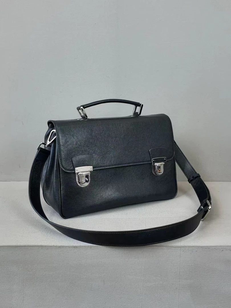 头层牛皮托特包复古文艺学院风手提包韩国东大门公文包单肩斜挎包