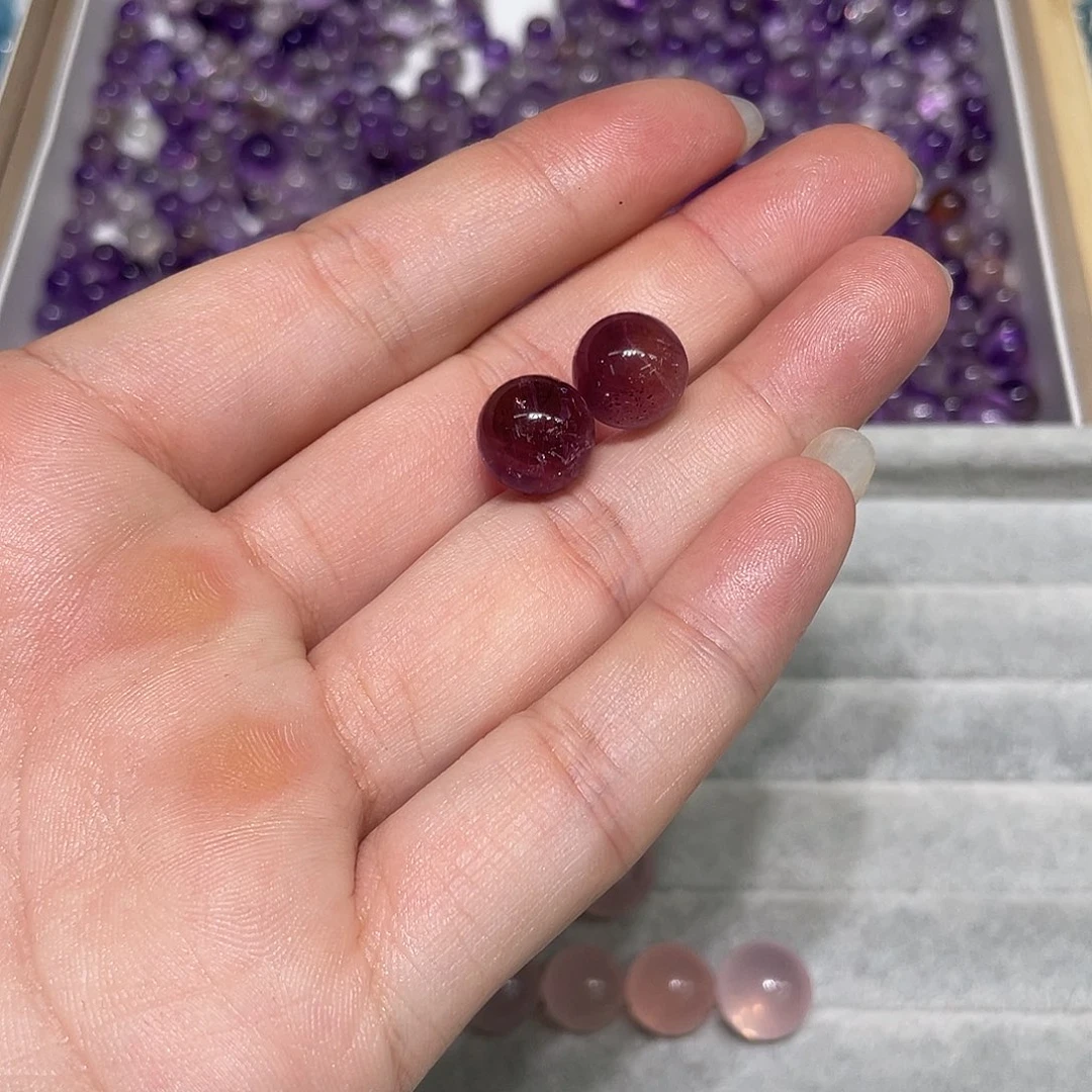 水晶珠宝半成品未镶嵌?***宗打孔，不退不换