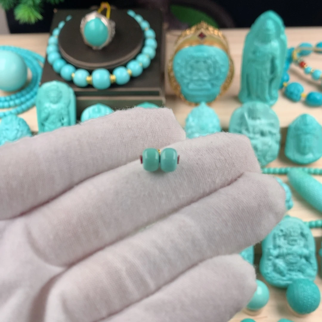 【闪购商品】绿松石珠宝半成品未镶嵌