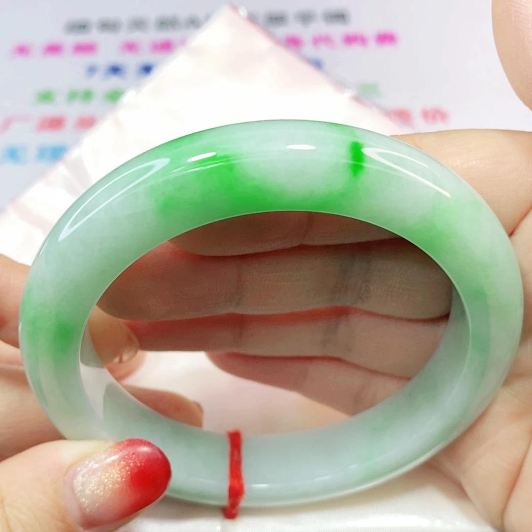 未镶嵌手镯翡翠62.2圈细腻