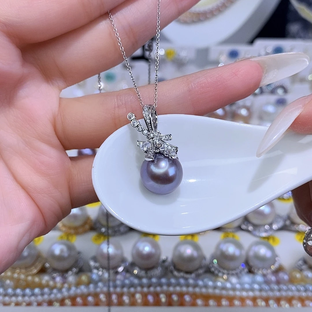 颈饰合金淡水珍珠F