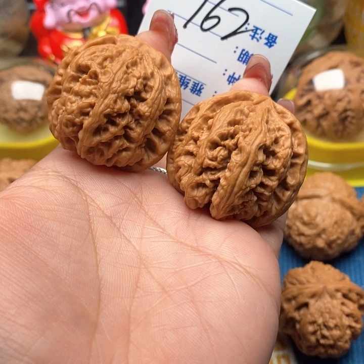 文玩核桃把件斗**豆162号40平谷粗筋