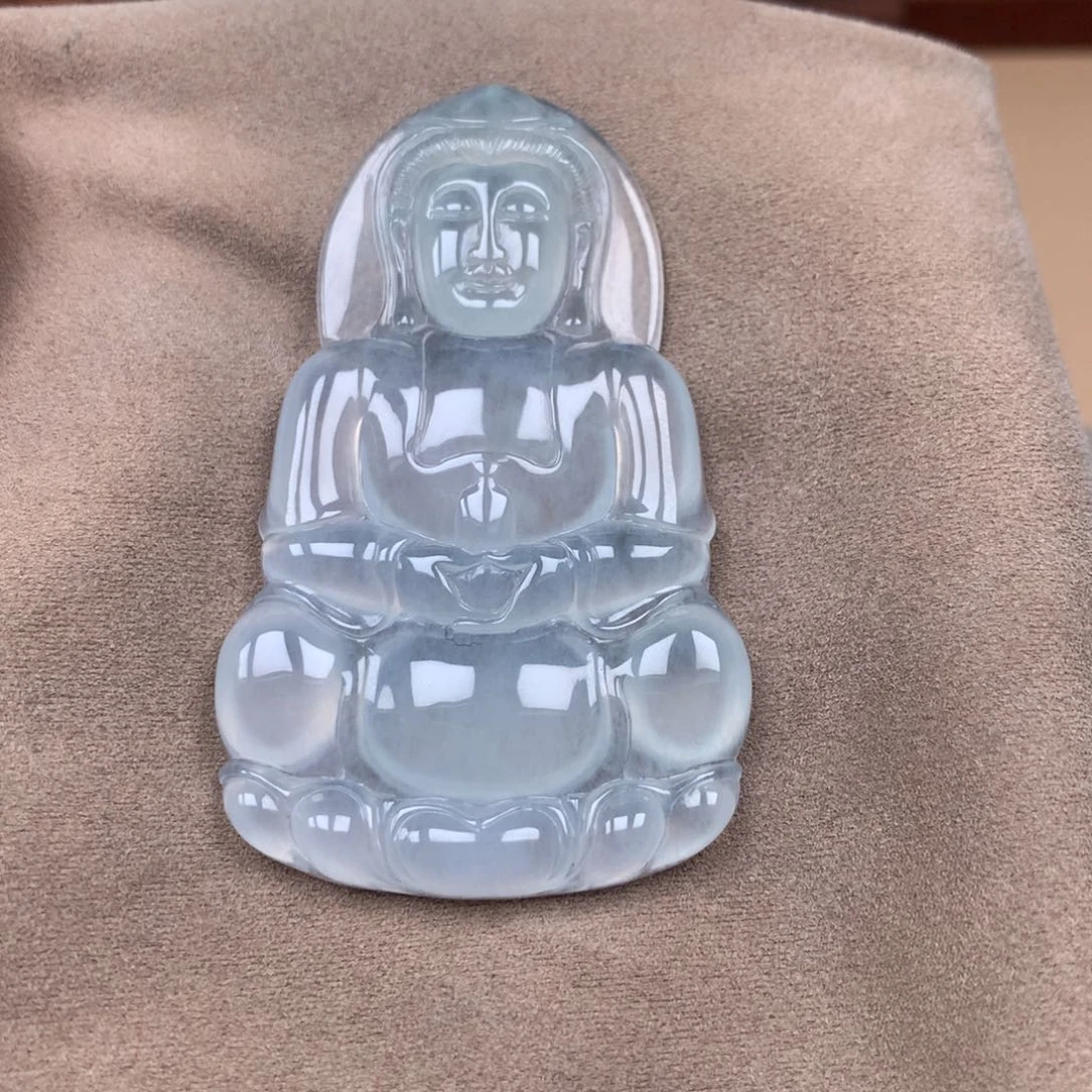 @***哥翡翠未镶嵌颈饰缅甸翡翠