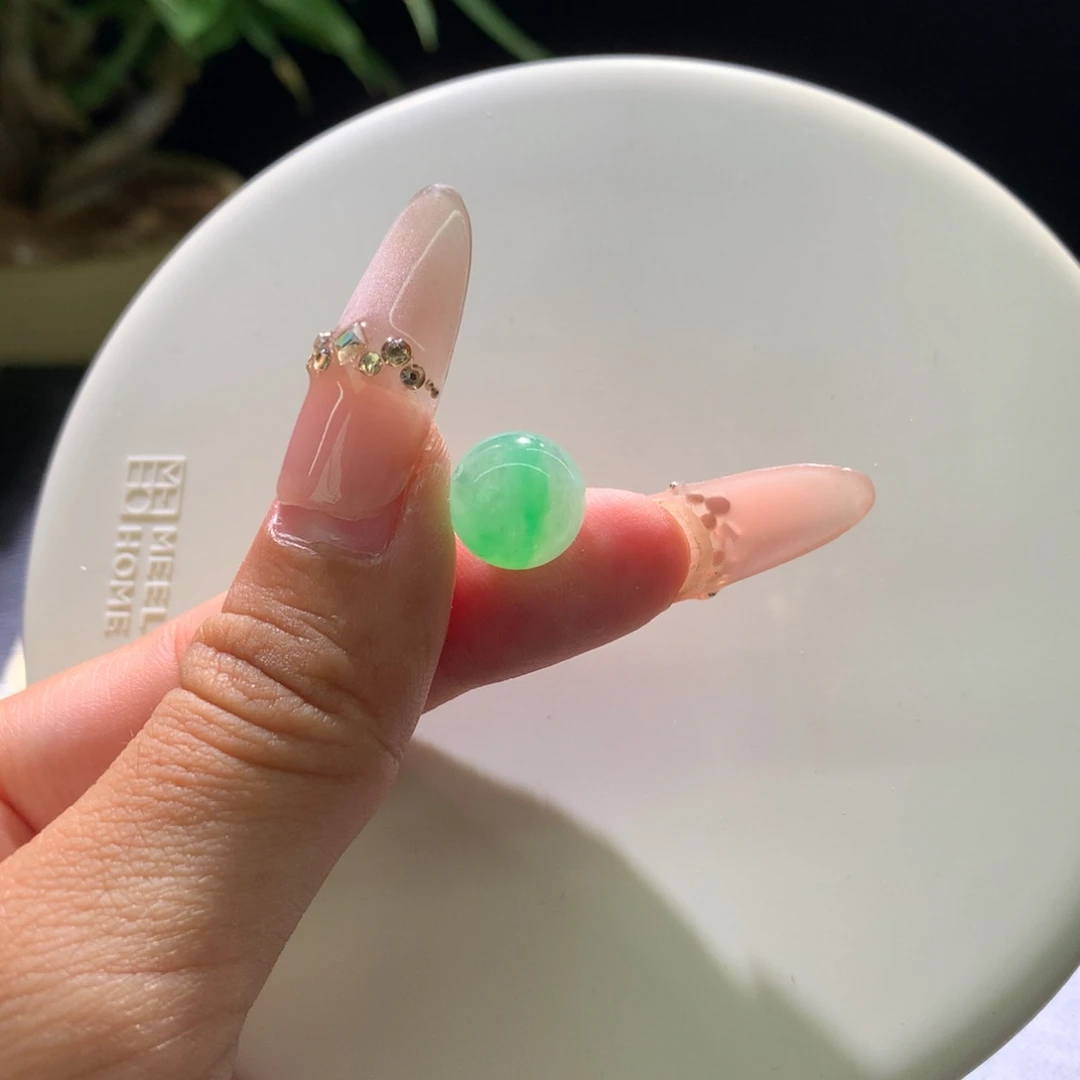 未镶嵌手串翡翠甜阳绿卡11