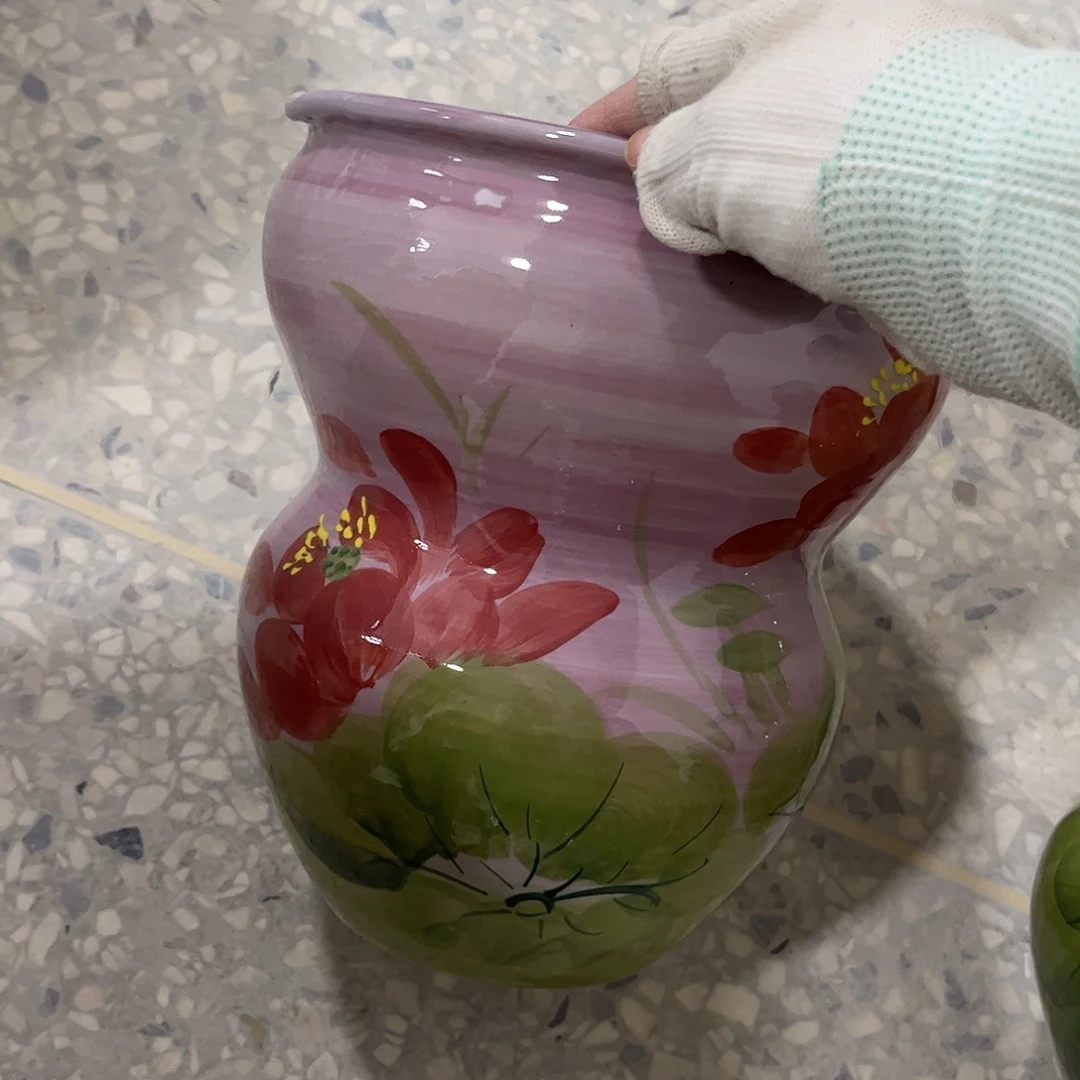 玫***茶景德镇陶瓷花盆花盆