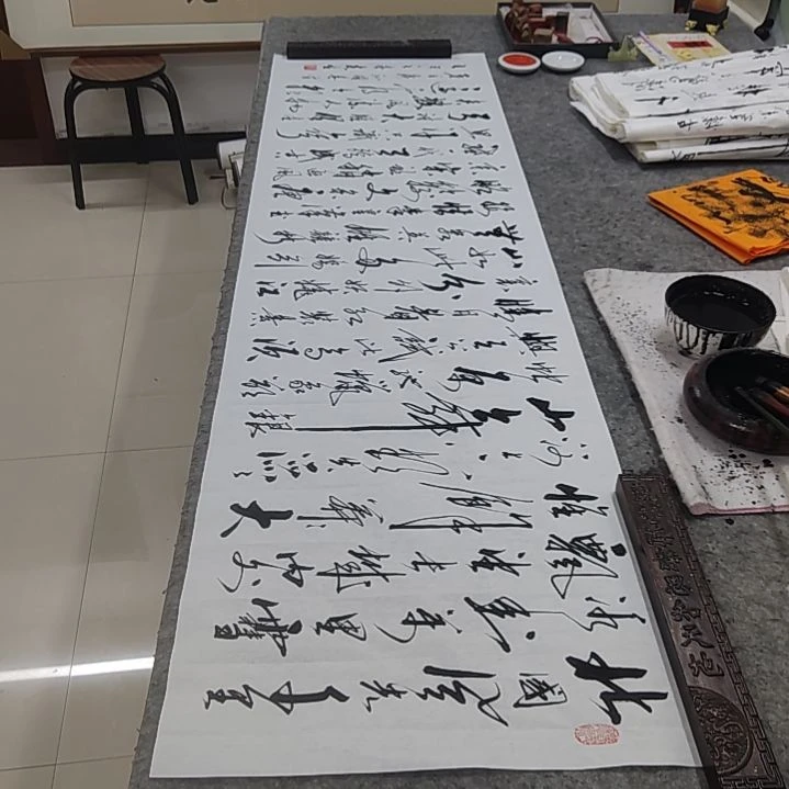 书法书法协会作品沁园春雪赠送一副清风明月一壶酒