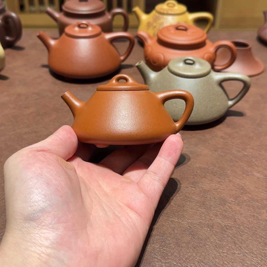 紫砂茶壶朱泥子冶