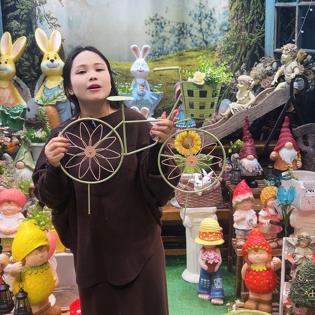 花园摆件红红火火