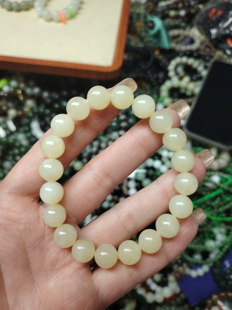 和田玉黄口卡10mm