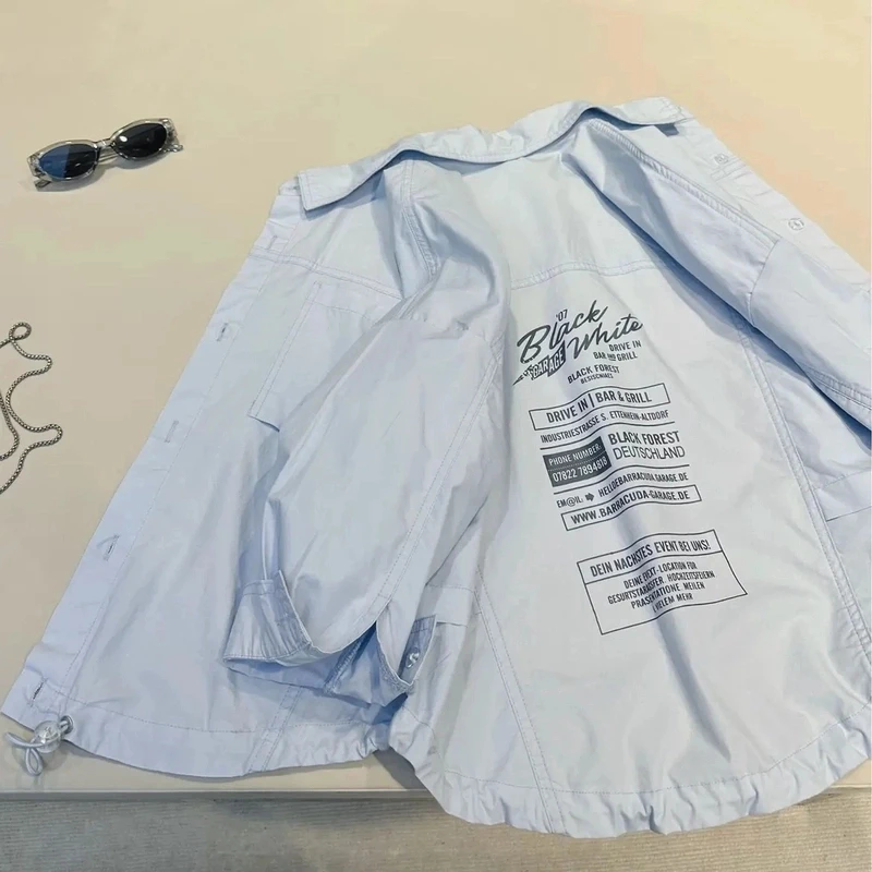 夏季新款韩版衬衫百搭防晒服中大儿童装休闲上衣男女孩衬衣