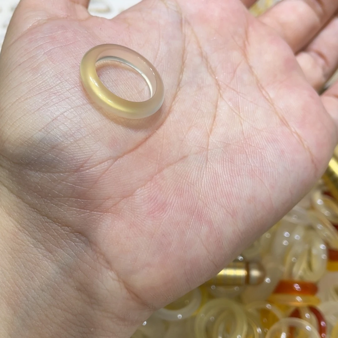 玛瑙/玉髓未镶嵌戒指53号港13