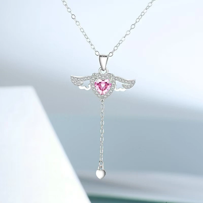 钛钢项链 轻奢气质小众仙女百搭坠链时尚精致设计感钛钢锁骨项链