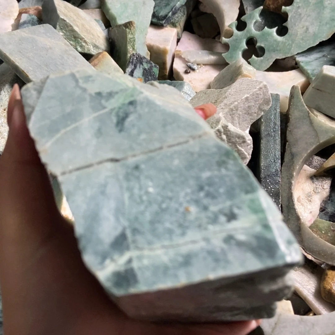 翡翠未镶嵌挂件天然翡翠