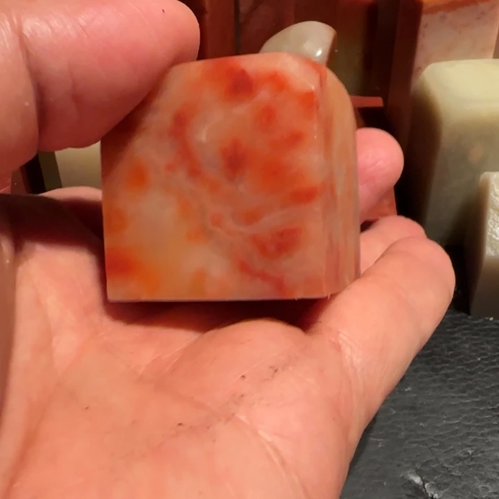 老挝石季**刻印石章料，