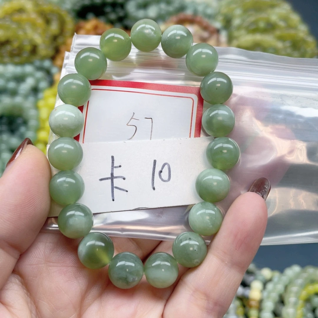 未镶嵌蛇纹石玉手串