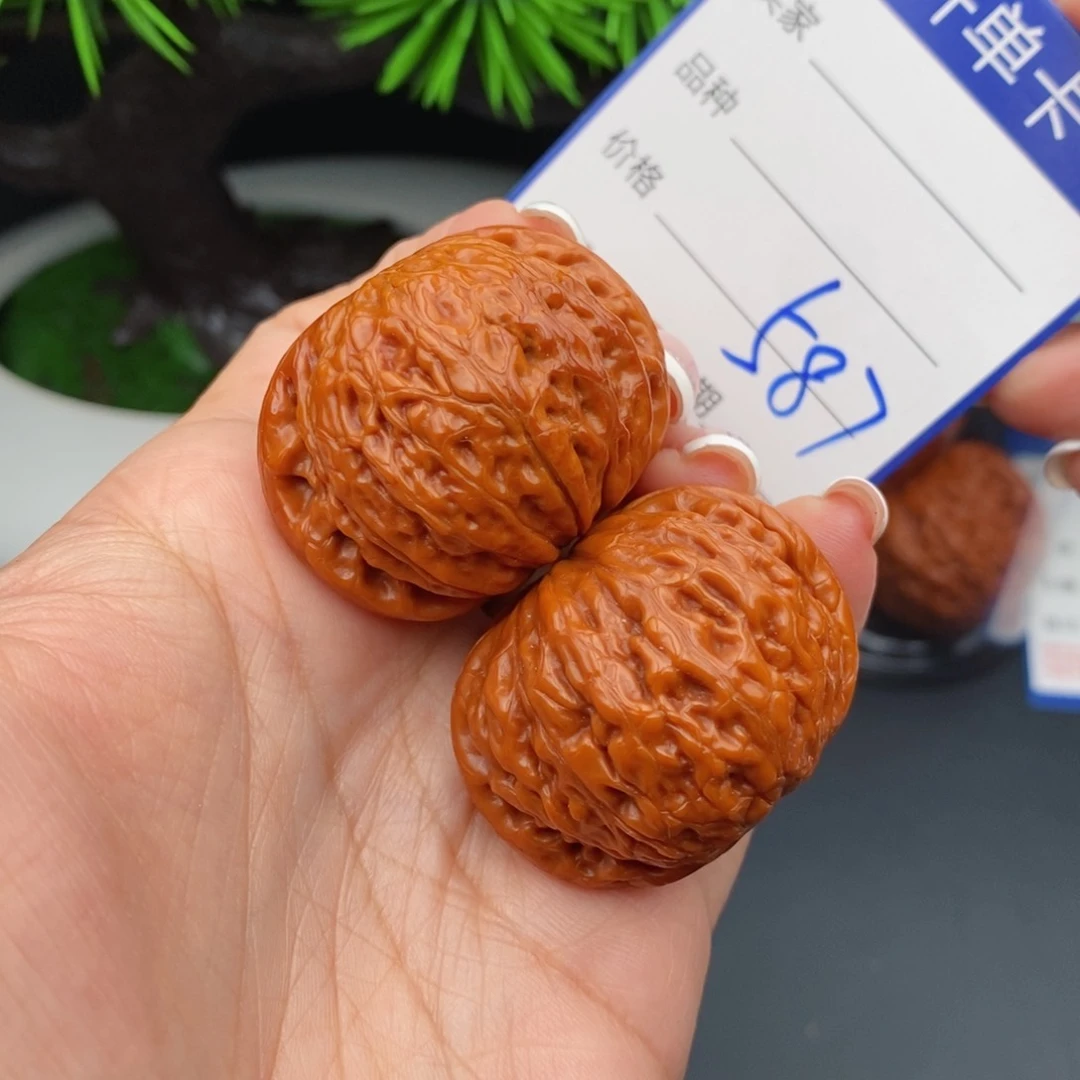 文玩核桃把件39铁锤587