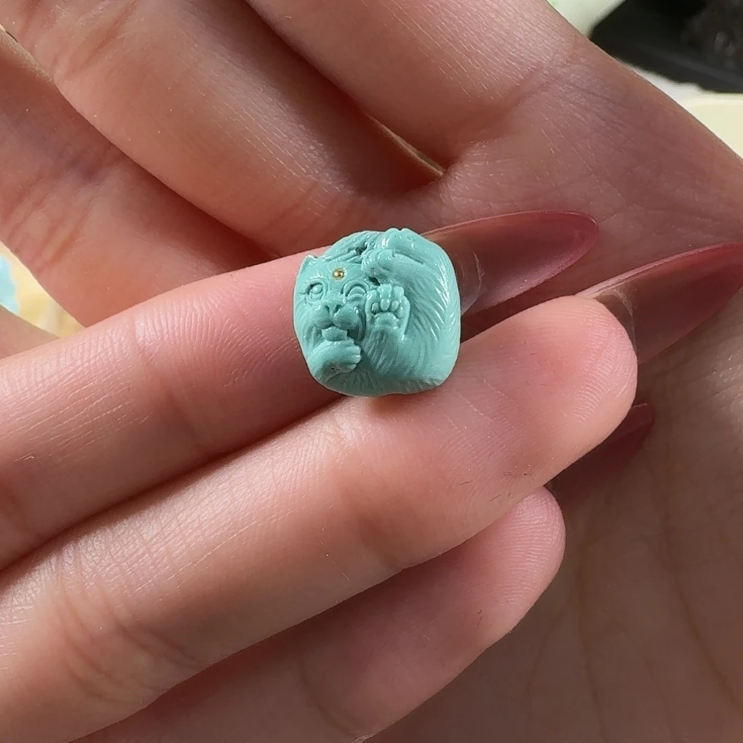 绿松石未镶嵌吊坠(不含链)