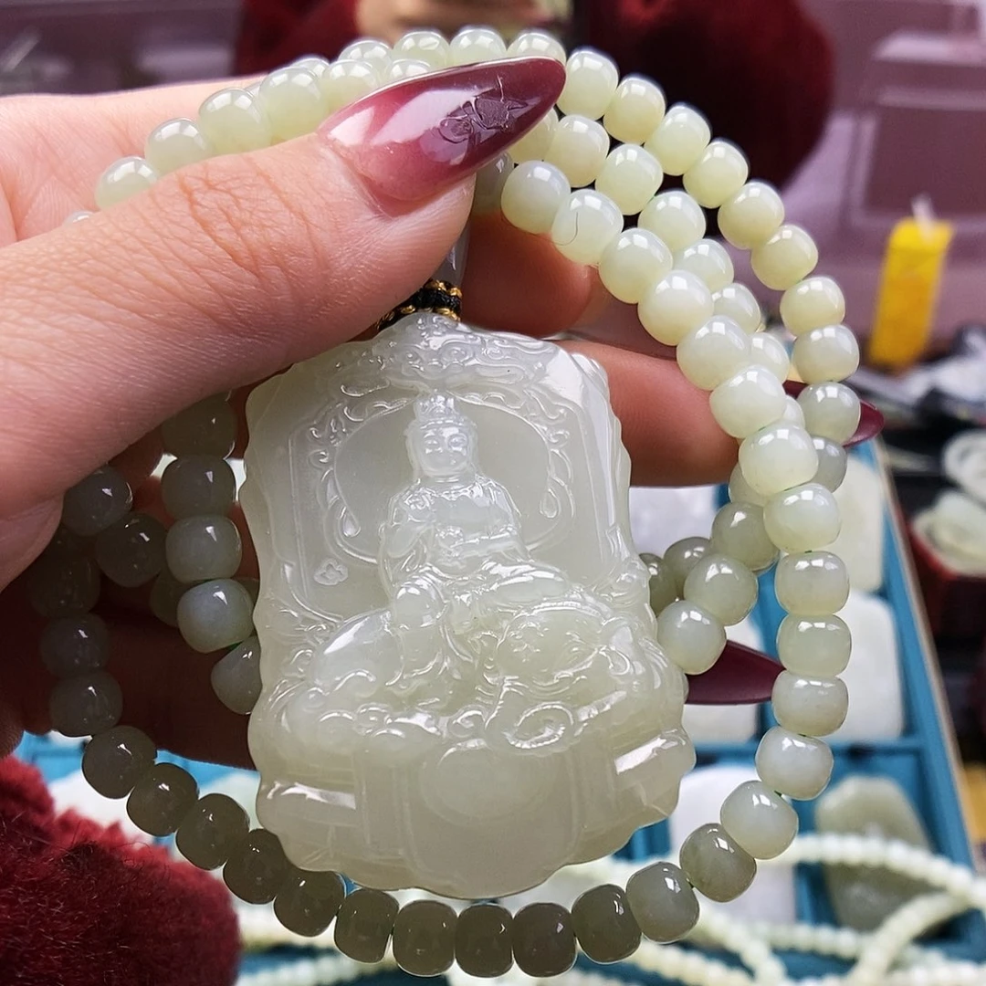 【闪购商品】和田玉颈饰未镶嵌幸****?