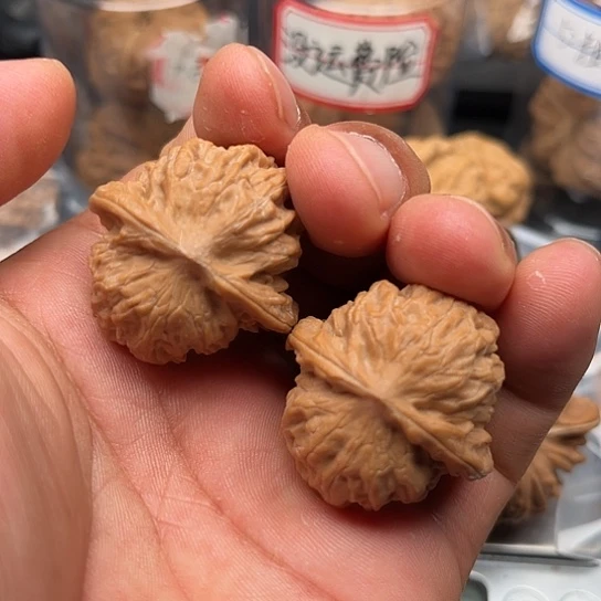 文玩核桃把件野狼