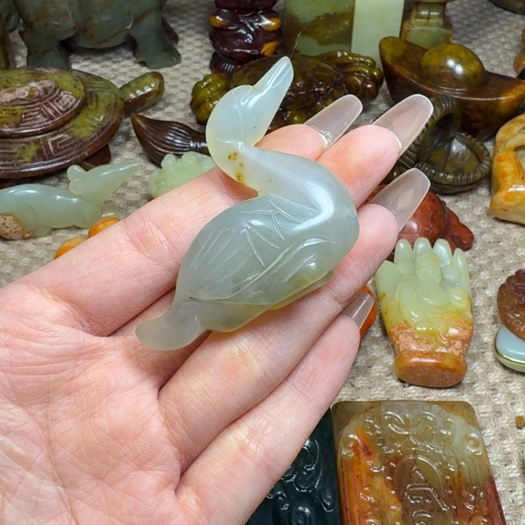 白玉菩提吊坠挂件