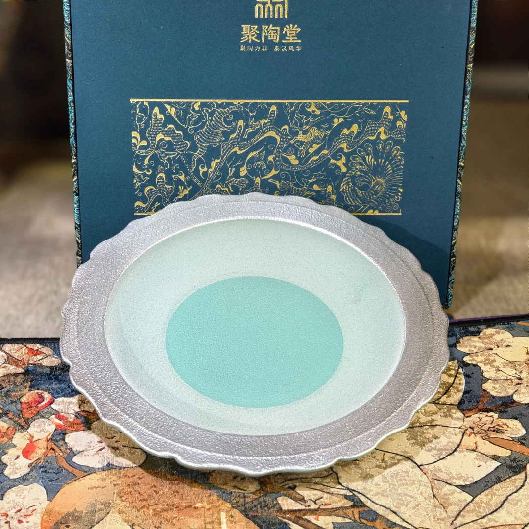 蒂芙尼银珠烧壶承/果盘0104