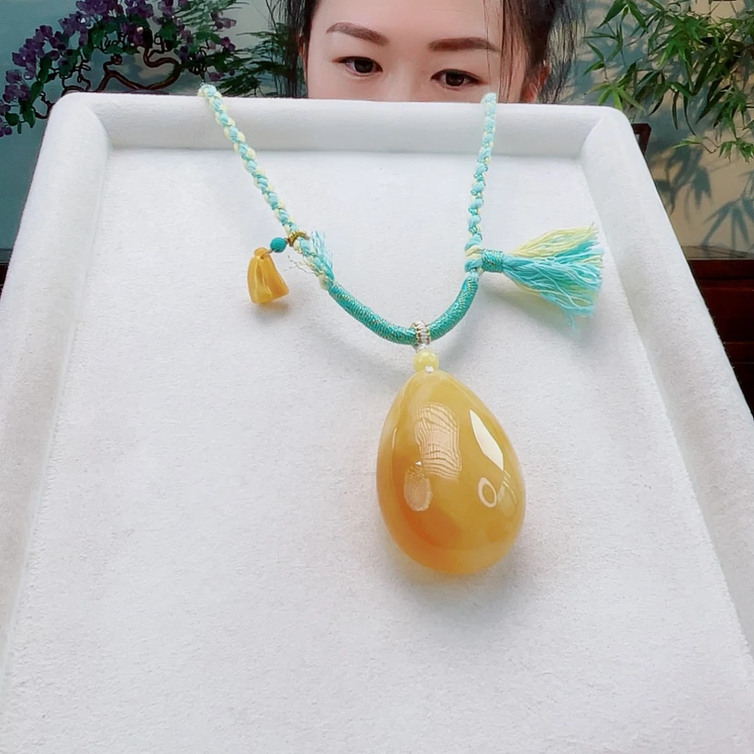 未镶嵌颈饰蜜蜡蜜蜡