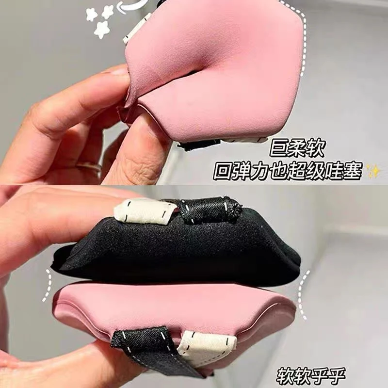 尔木葡粉扑100分棉花糖干湿六边形贴贴粉扑不吃粉气垫粉底液定妆