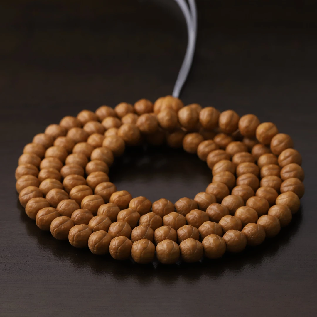 S9667【复刻MK1】定制精工猴头核桃雕刻凤眼108文玩手串