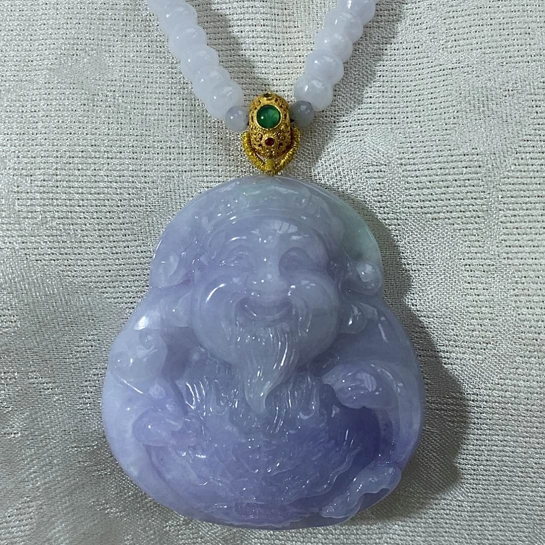 翡翠未镶嵌颈饰吊坠