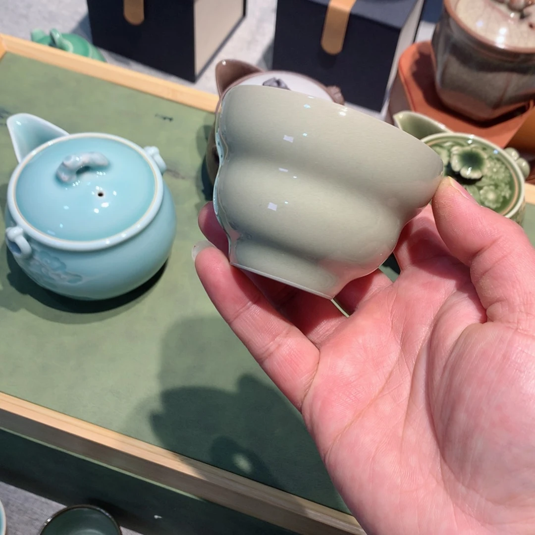 I****c龙泉青瓷茶具杯子