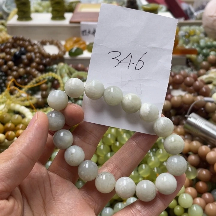 未镶嵌透闪石-蛇纹石玉手链