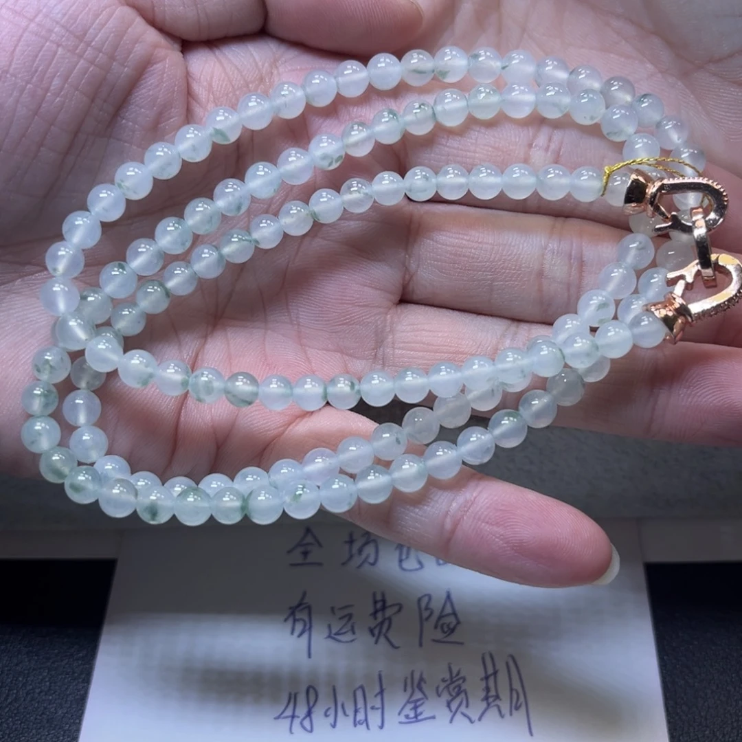 翡翠未镶嵌颈饰缅甸翡翠卡4.5-4.8